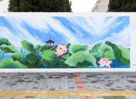 梨林墙绘施工材料制作工艺说明