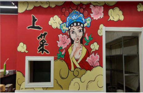 梨林墙体彩绘的发展和应用