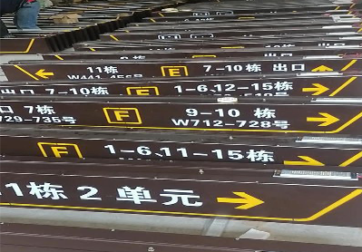 梨林广告标识中，常见的几种安装方式。